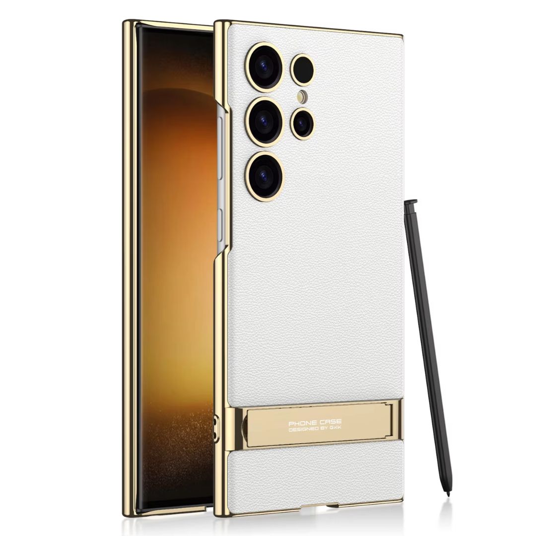 Mirage Jet Electroplated Leather Magsafe Samsung Case