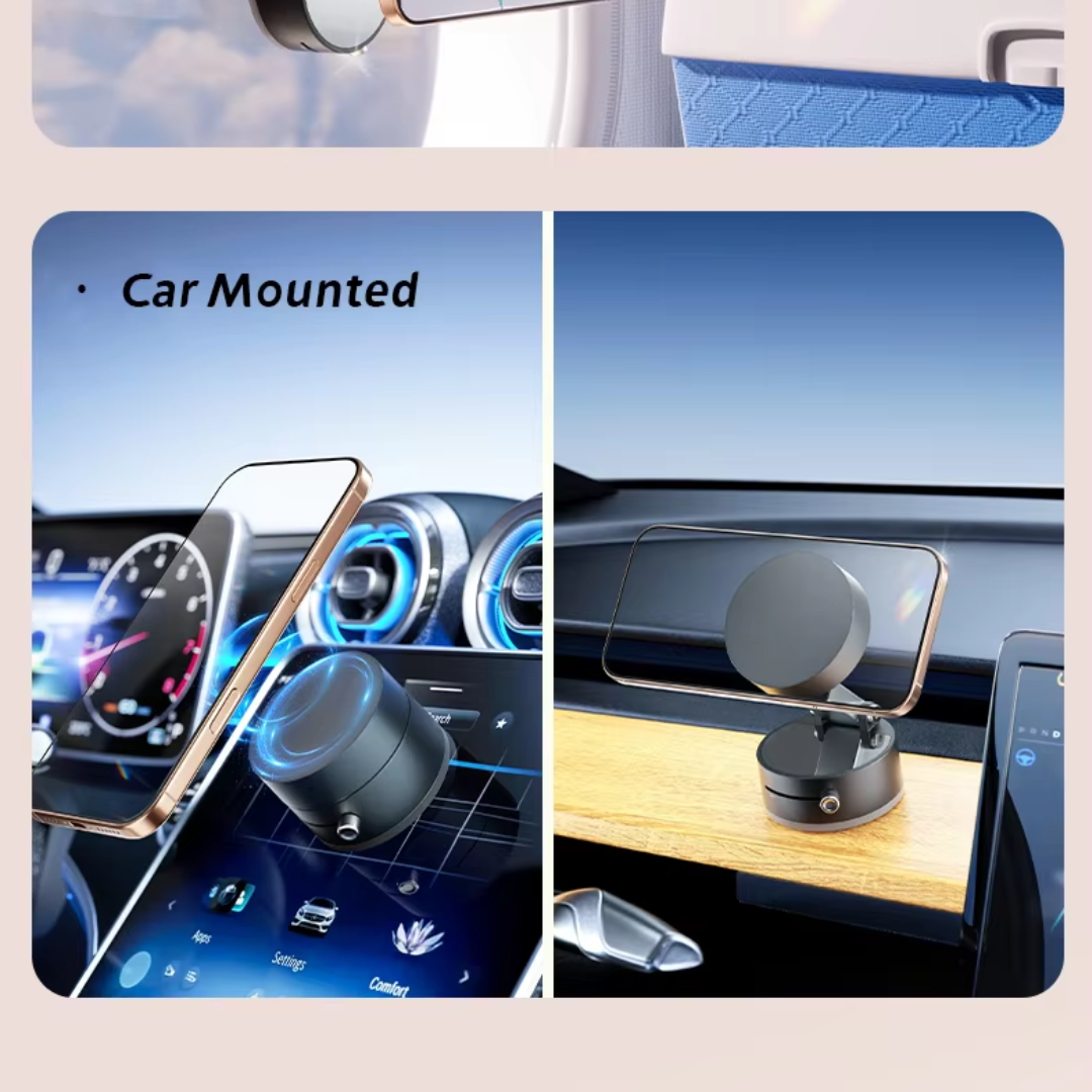Vacuum Suction Magnetic Phone Holder - On The Go