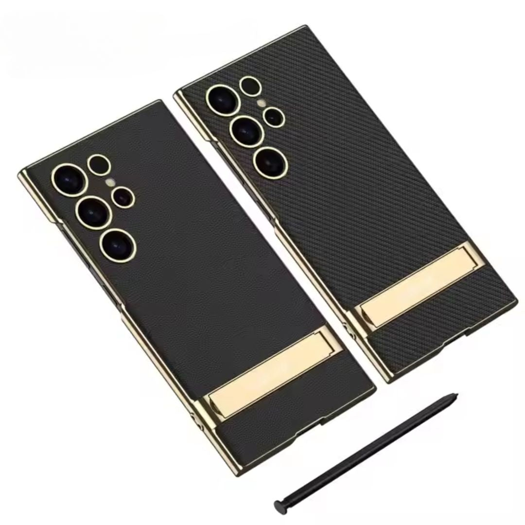Mirage Jet Electroplated Leather Magsafe Samsung Case