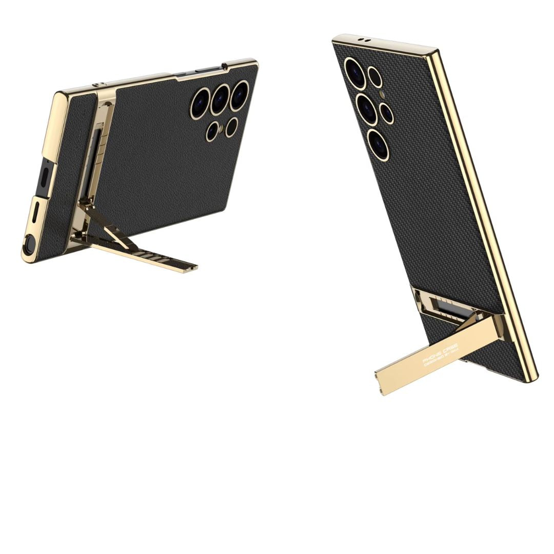 Mirage Jet Electroplated Leather Magsafe Samsung Case
