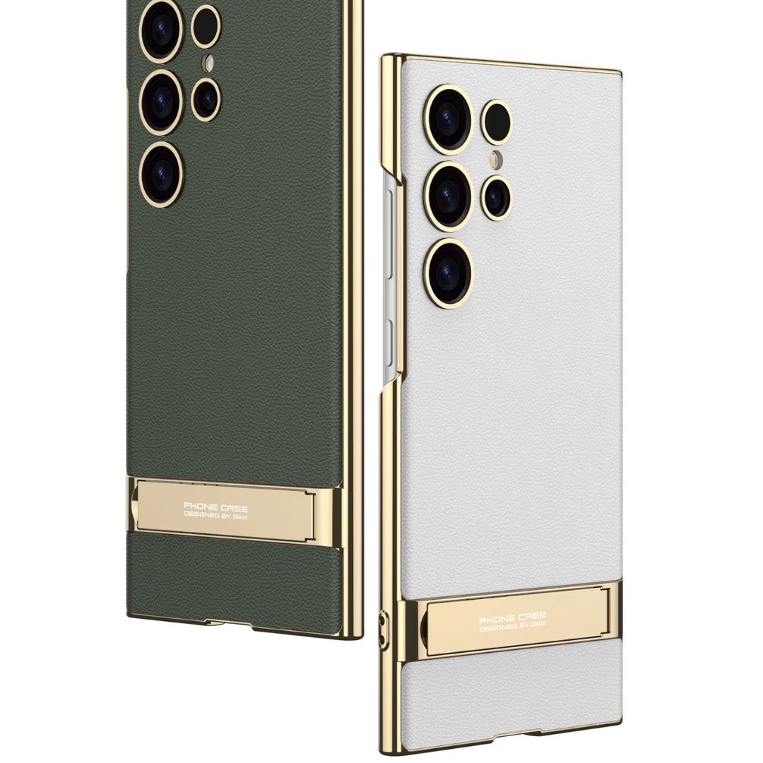 Mirage Jet Electroplated Leather Magsafe Samsung Case