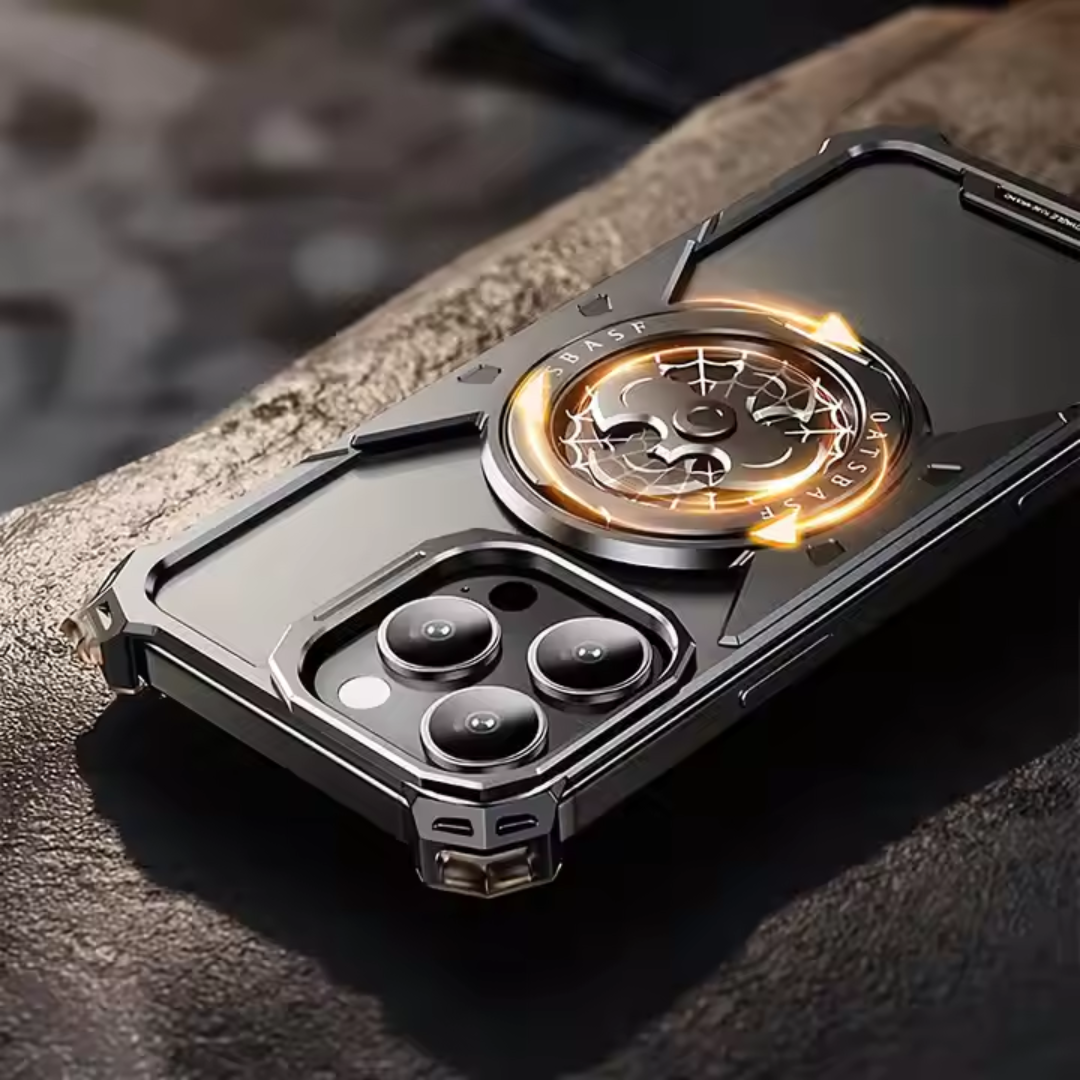 Batman Inspired Batarang Defender Magsafe Metal iPhone Case