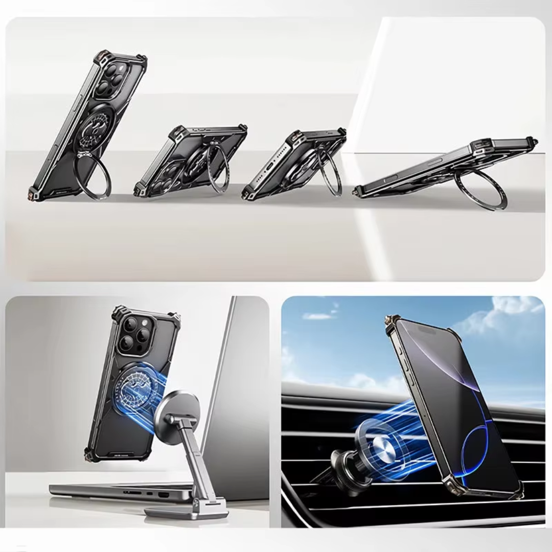 Batman Inspired Batarang Defender Magsafe Metal iPhone Case