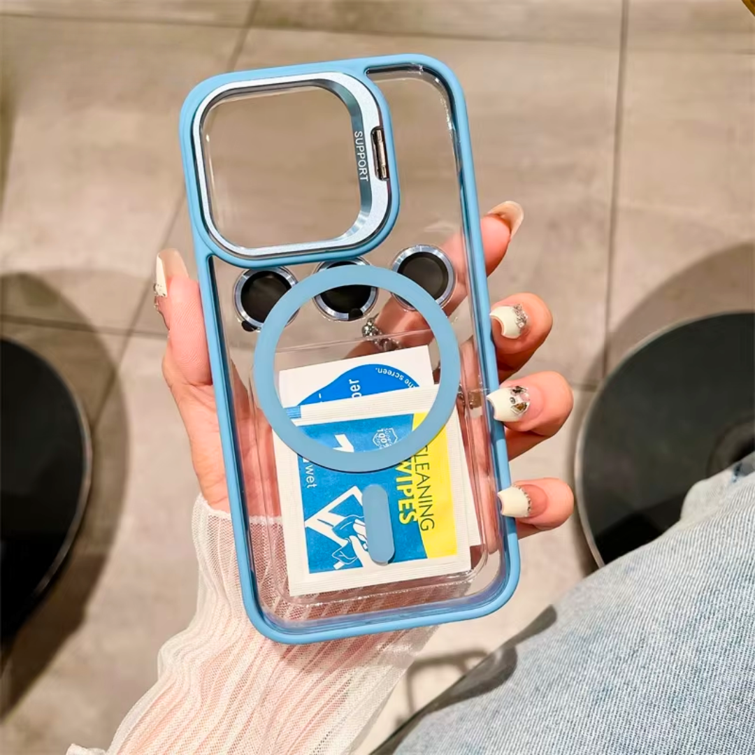 Nimbus Transperant Magfit iPhone Case with Camera Lens
