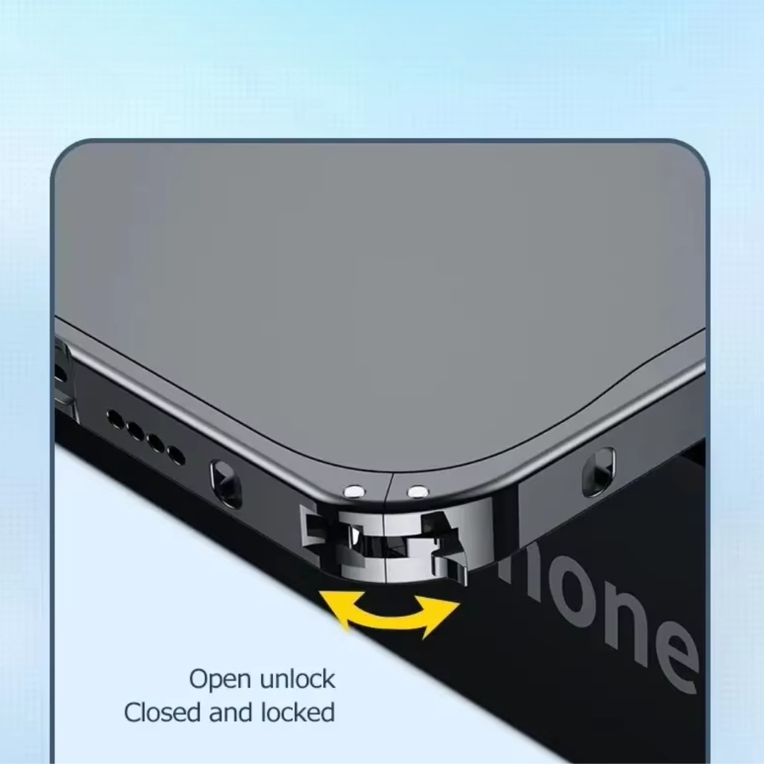 Clear Guard Fusion Magsafe Metal iPhone Case for 16-14 Series