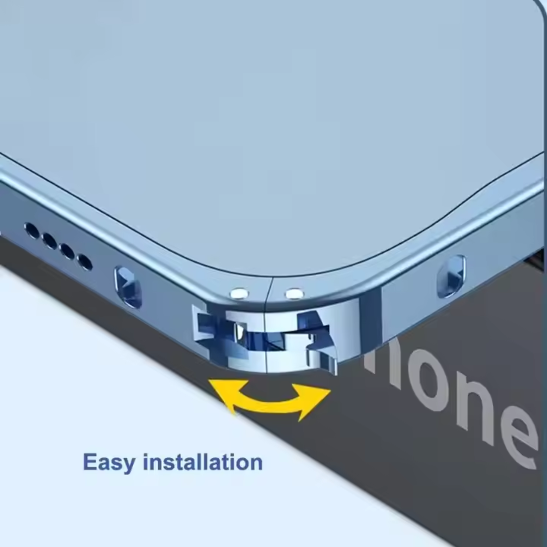 Clear Guard Fusion Magsafe Metal iPhone Case for 16-14 Series