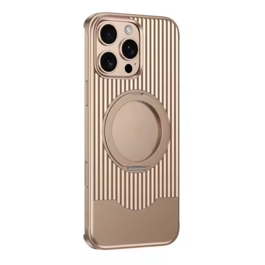 Corrugated Shield MagSafe Metal iPhone Case