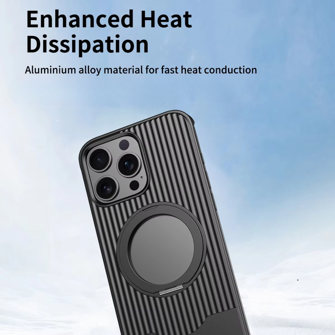 Corrugated Shield MagSafe Metal iPhone Case