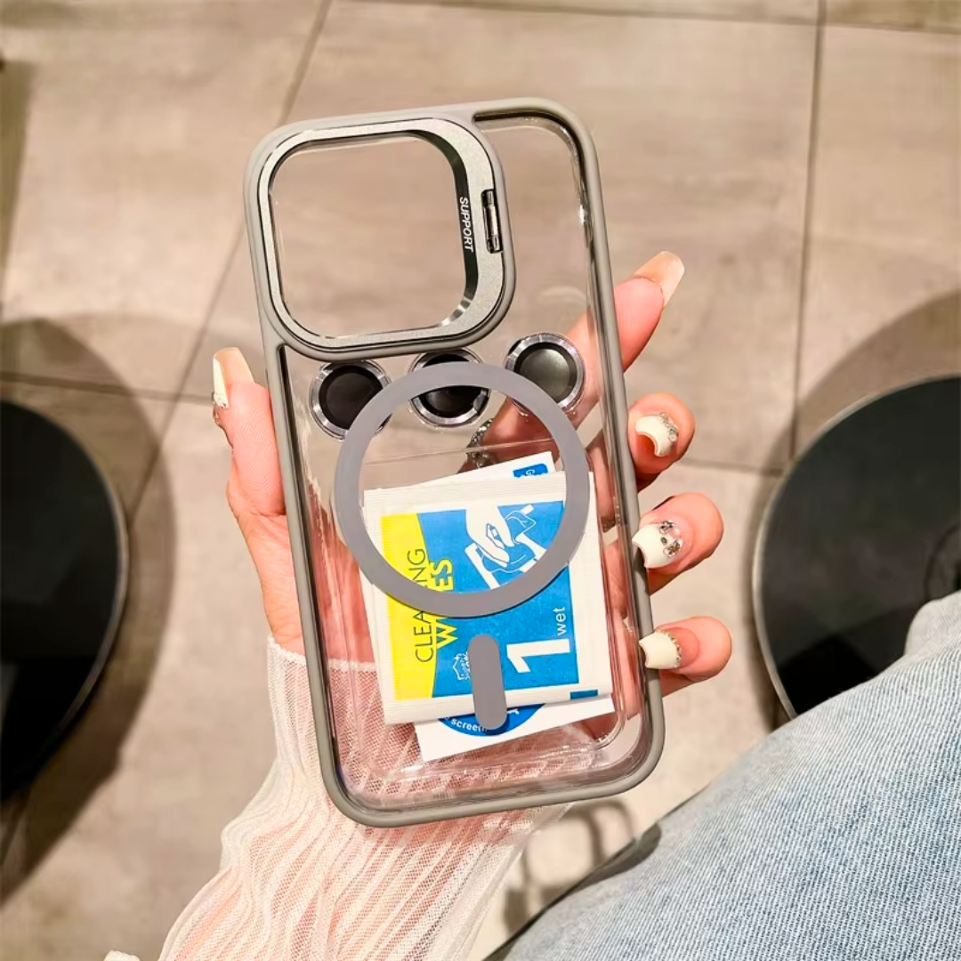 Nimbus Transperant Magfit iPhone Case with Camera Lens