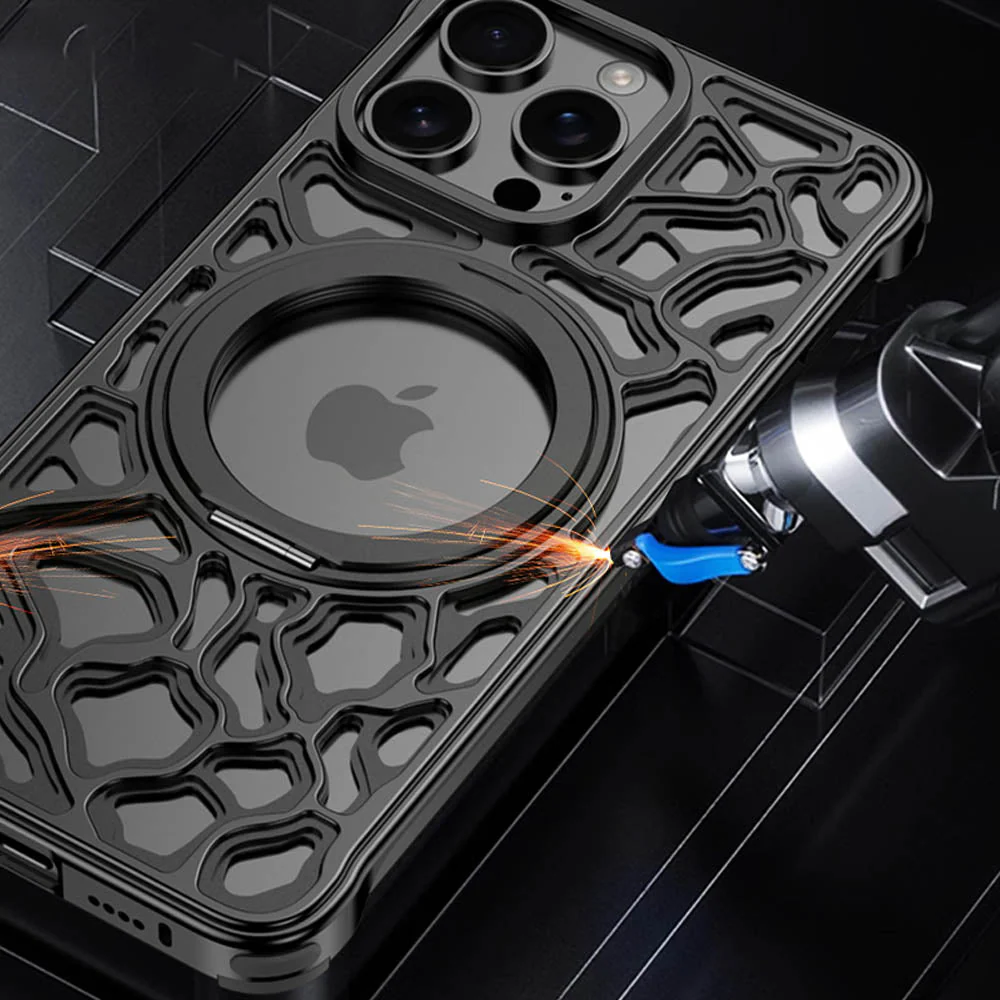 HaloShield Magfit Metal iPhone Case