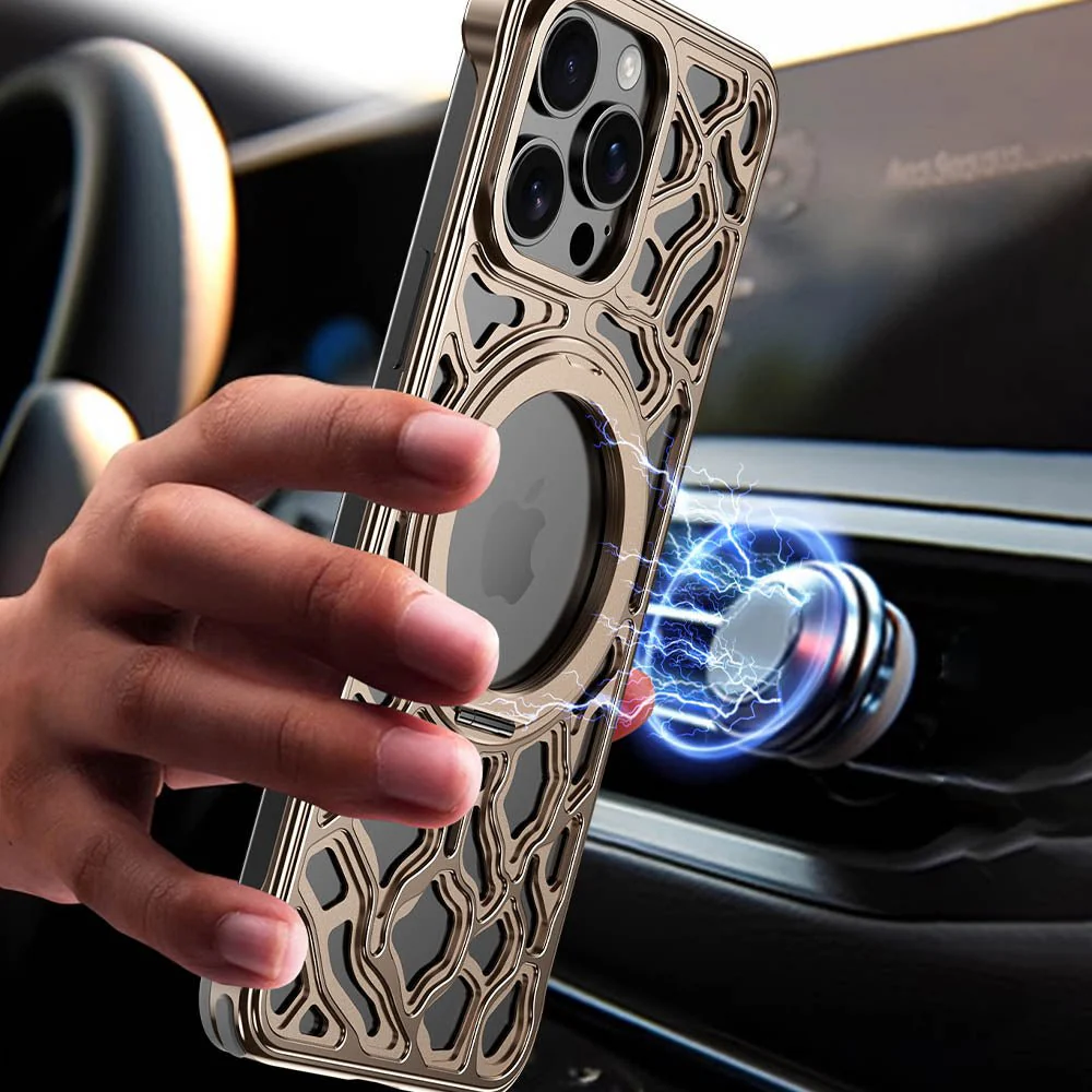 HaloShield Magfit Metal iPhone Case