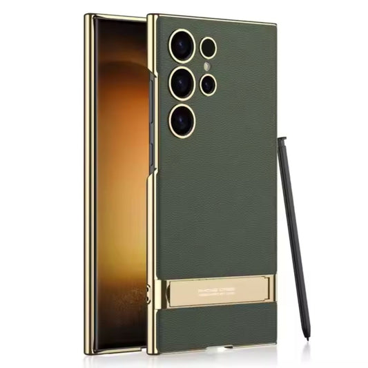 Mirage Jet Electroplated Leather Magsafe Samsung Case
