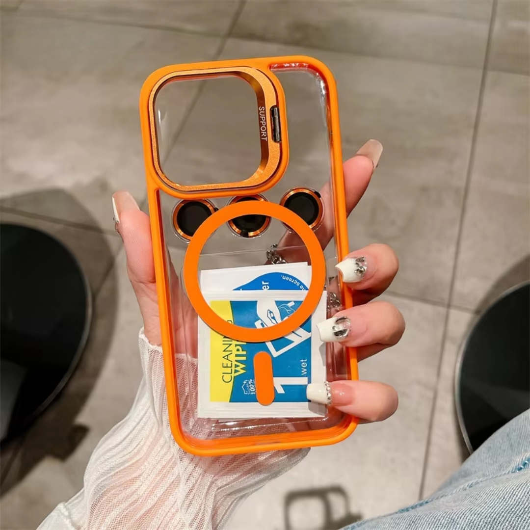 Nimbus Transperant Magfit iPhone Case with Camera Lens