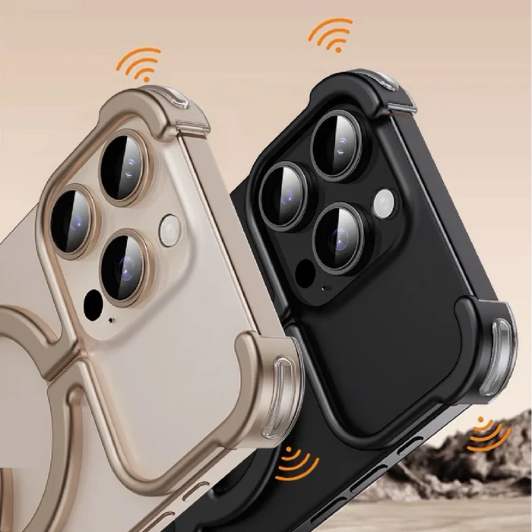 Stratos Interconnected Rings Metal iPhone Case