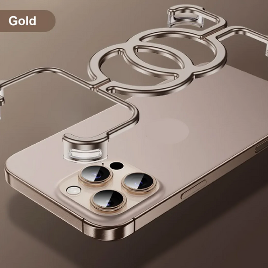Stratos Interconnected Rings Metal iPhone Case