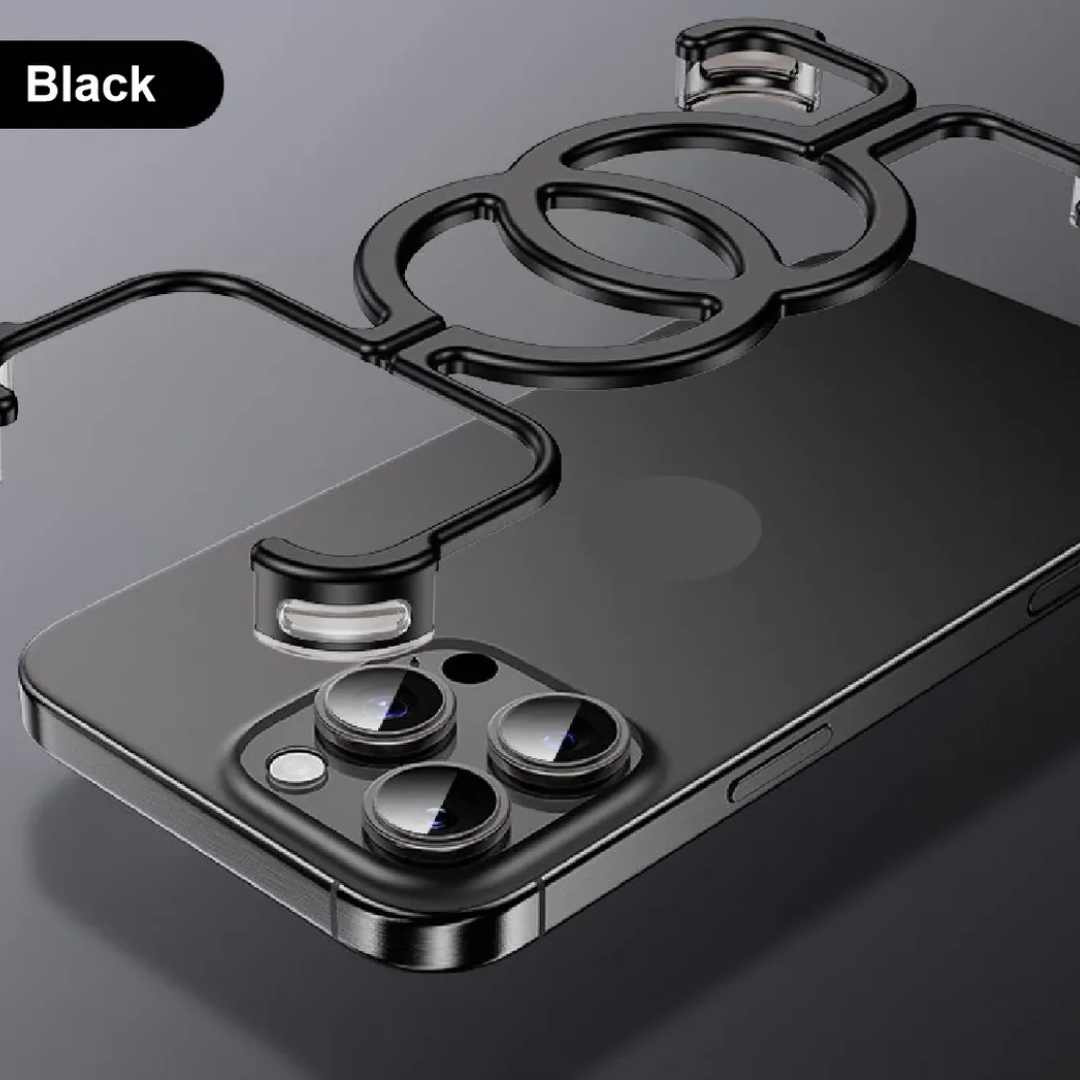 Stratos Interconnected Rings Metal iPhone Case