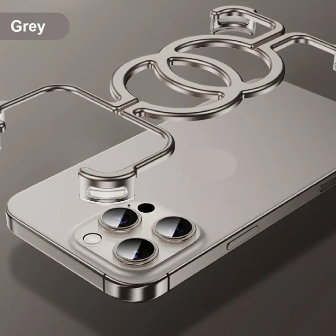 Stratos Interconnected Rings Metal iPhone Case