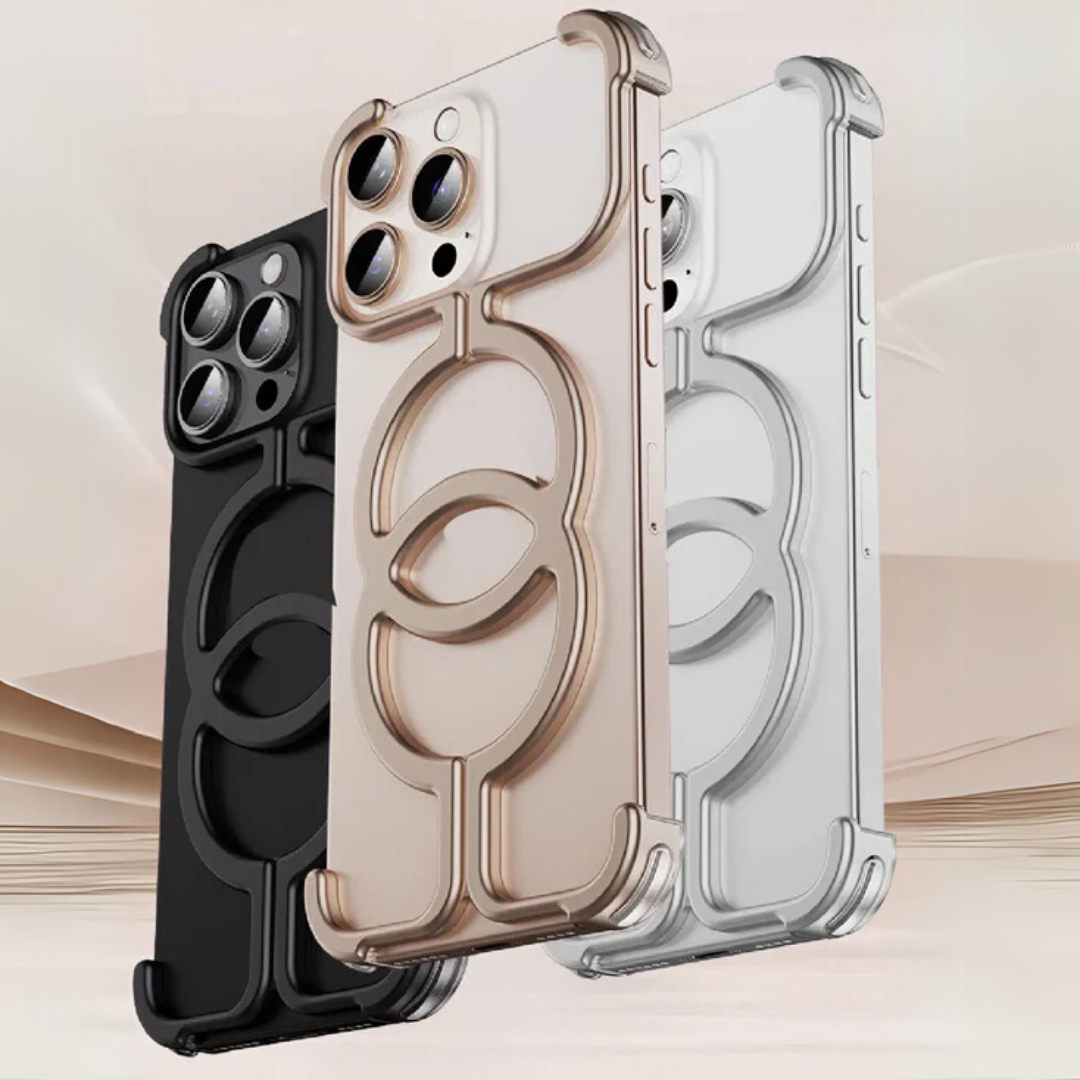 Stratos Interconnected Rings Metal iPhone Case
