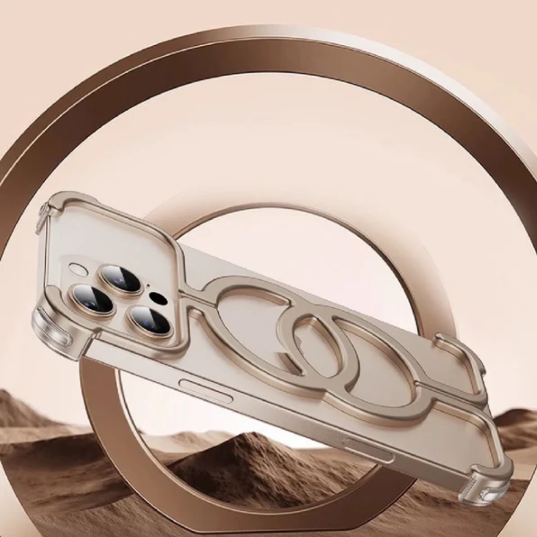 Stratos Interconnected Rings Metal iPhone Case