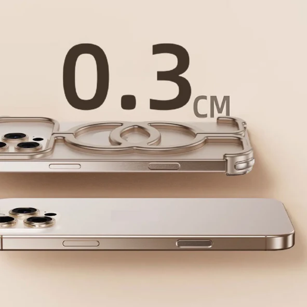 Stratos Interconnected Rings Metal iPhone Case