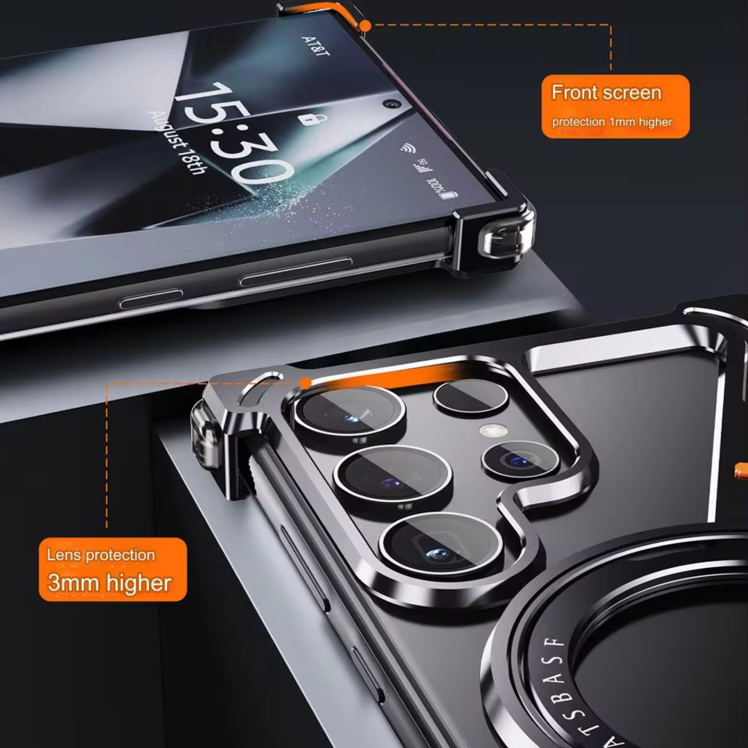 Z Forge Magfit Designer Metal Samsung Case