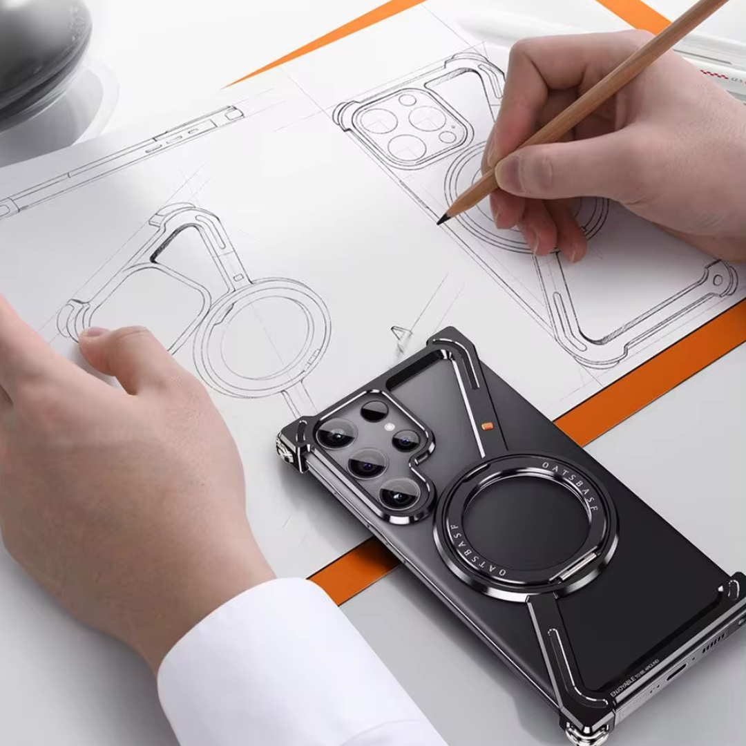 Z Forge Magfit Designer Metal Samsung Case