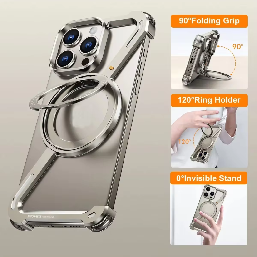 Z Forge Magfit Designer Metal iPhone Case